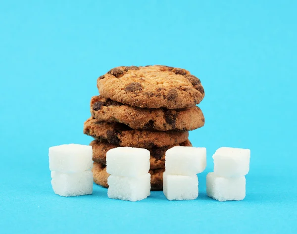 Conceito: Quantidade de açúcar nos alimentos — Fotografia de Stock