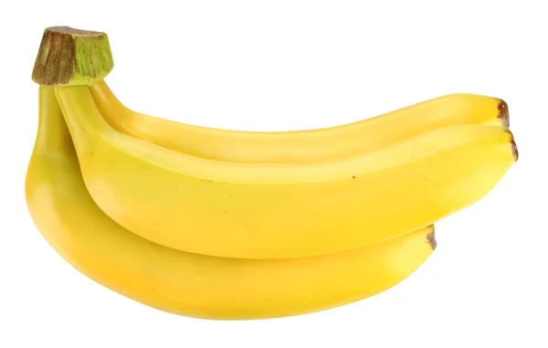 Ένα μάτσο μπανάνες απομονωμένες σε λευκό χρώμα — Φωτογραφία Αρχείου