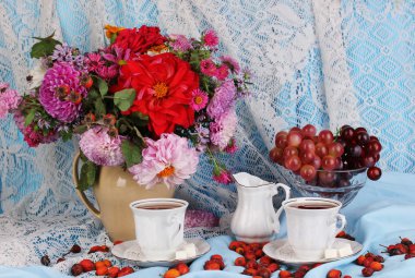 Yumuşak sonbahar durgun hayat