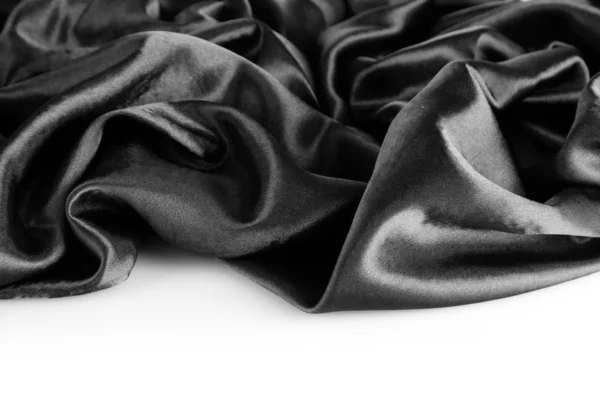 Hermosa cortina de seda, aislado en blanco — Foto de Stock