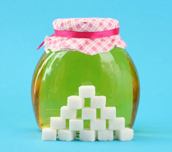 Concept: Amount of sugar in food — Stock Photo, Image