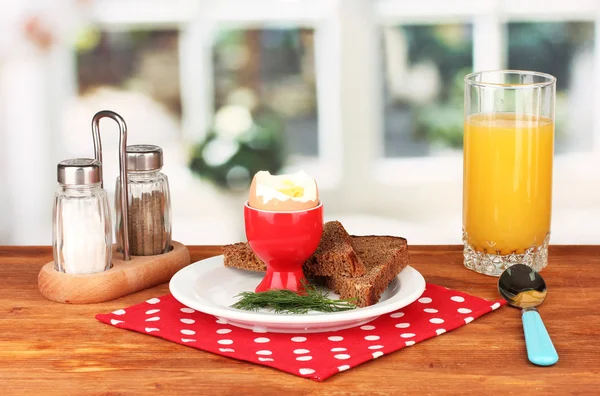 Breakfast in cafe — Stock Photo, Image