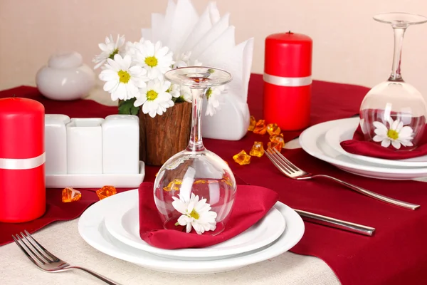 Restoran zarif Tablo ayarı