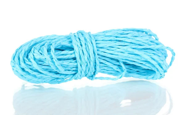 Farbiges Seil isoliert auf weißem Hintergrund — Stockfoto