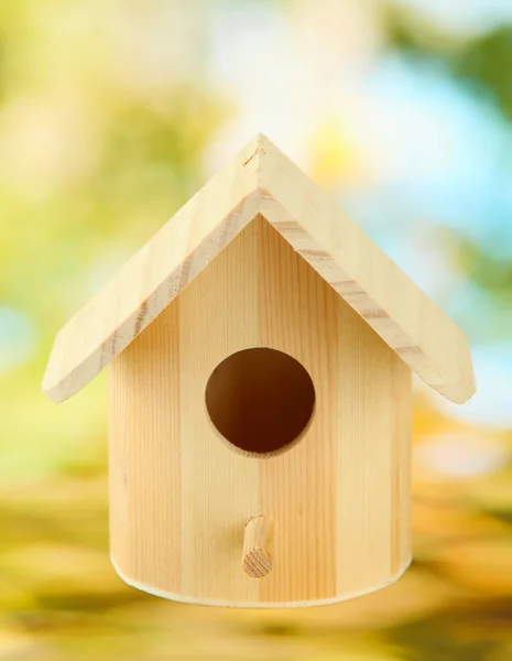 Nesting box on bright background — Stock Photo, Image