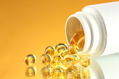 şişe, Sarı zemin üzerine kapsül