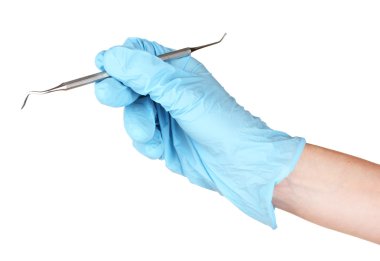 bir doktor beyaz izole el