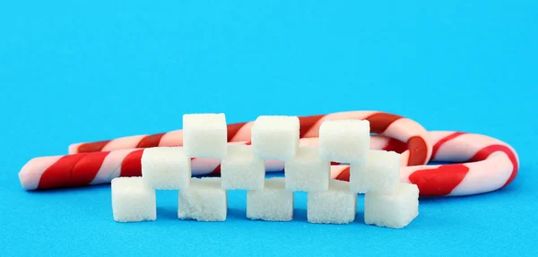 Concept: Amount of sugar in food — Stock Photo, Image