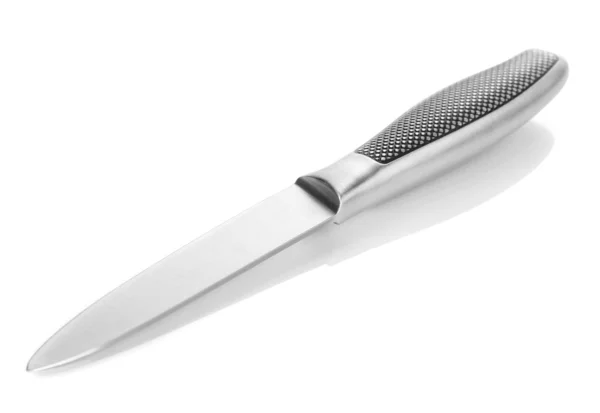 Yeni bıçak üzerinde beyaz izole — Stok fotoğraf
