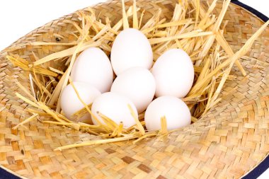 çevre dostu yumurta şapka yakın çekim