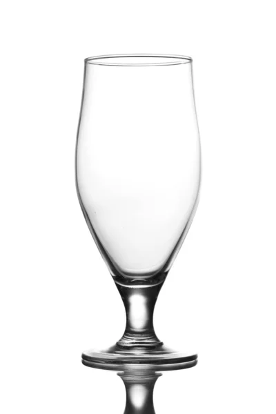 Empty glass isolated on white — Stock Photo, Image