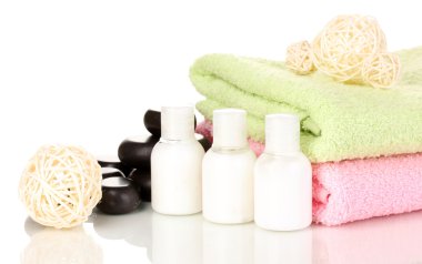 beyaz izole güzel spa ayarı