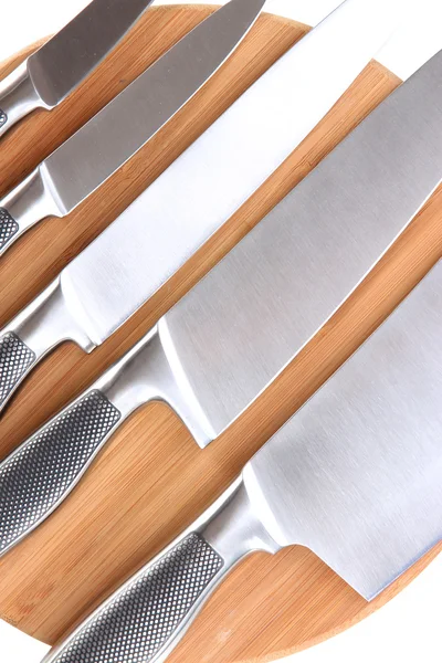 Set of knives isolated on white — Stock Photo, Image