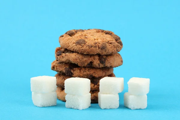 Conceito: Quantidade de açúcar nos alimentos — Fotografia de Stock