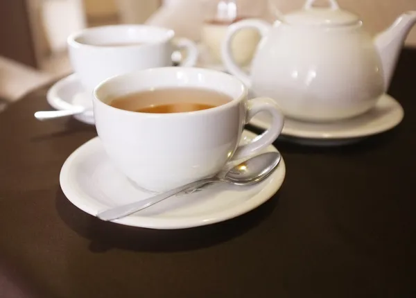 Kopjes thee in café — Stockfoto