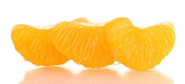Clavo de mandarina dulce maduro, aislado en blanco —  Fotos de Stock
