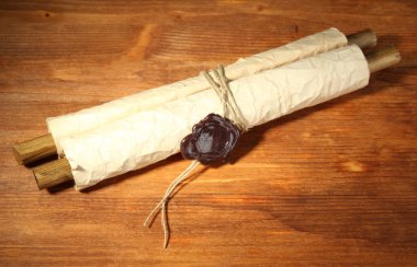 ahşap zemin üzerinde eski kaydırma