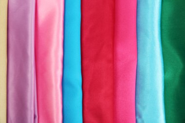 Kumaş yığını, kapatın.