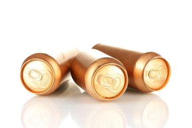 Alüminyum üzerinde beyaz izole