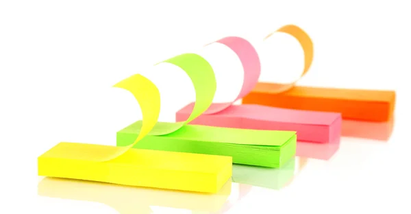 Colorful Sticky Notes isolated on white — Stock Photo, Image