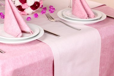Restoran zarif Tablo ayarı