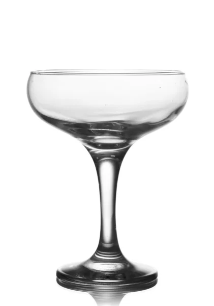 Pustej szklanki na białym tle — Zdjęcie stockowe