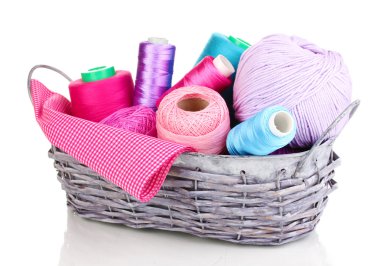 Sepette Beyaz izole parlak konu