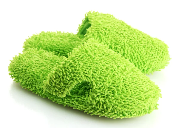 Bright slippers, isolated on white — Stock Photo, Image