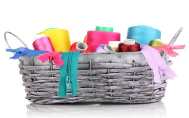 Sepette Beyaz izole parlak konu