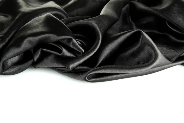 Beautiful silk drape, isolated on white — Stock Photo, Image