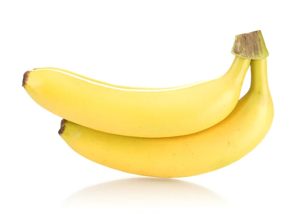 Mazzo di banane isolate su bianco — Foto Stock