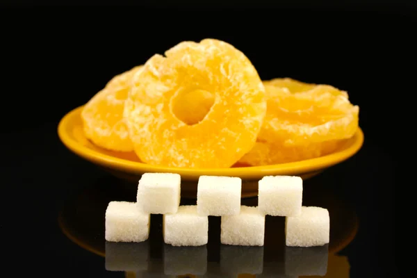 Koncepcja: Ilość cukru w żywności — Zdjęcie stockowe
