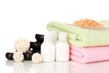 beyaz izole güzel spa ayarı