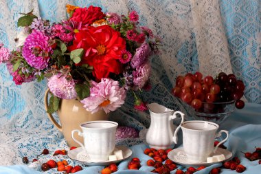 Yumuşak sonbahar durgun hayat