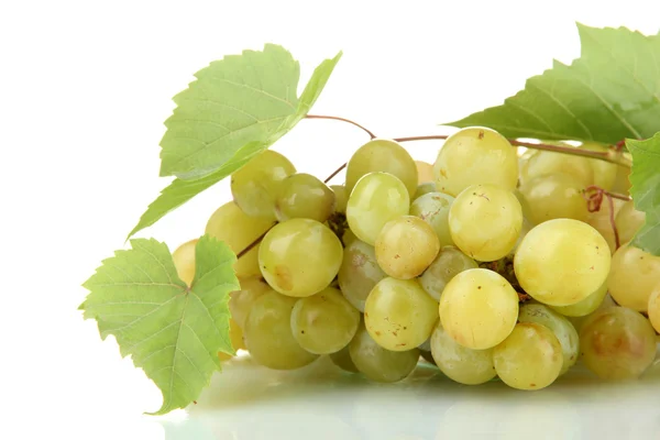 Uvas dulces maduras aisladas en blanco —  Fotos de Stock