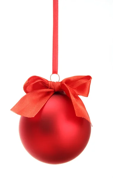 Beautiful christmas ball, isolated on white — Stock Photo, Image
