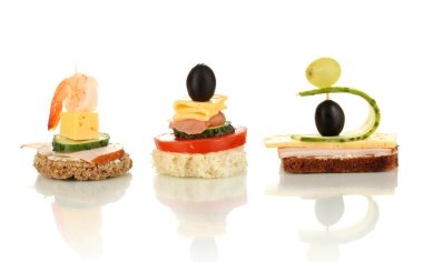 beyaz izole kanepeler