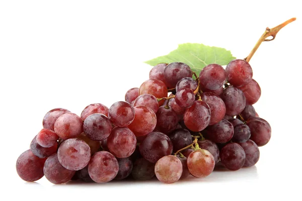 Rijpe zoete druiven geïsoleerd op wit — Stockfoto