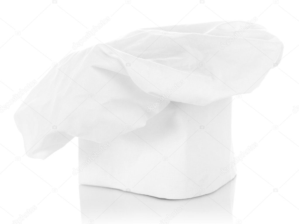Chef's hat isolated on white