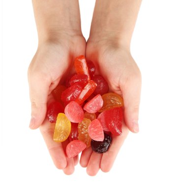 aşkın üzerine beyaz izole tatlılar