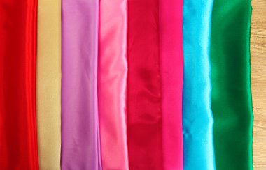 Kumaş yığını, kapatın.