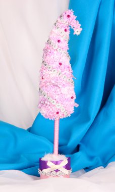 kıvrık ucu ile Noel ağacı