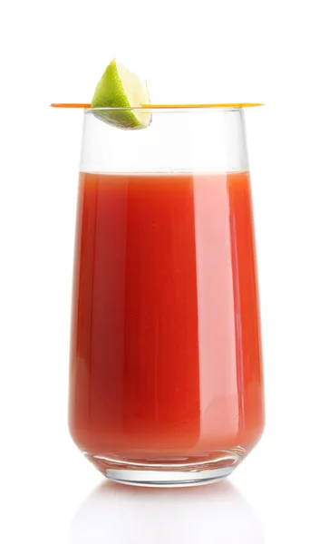 Bloody Mary cocktail isolated on white — Stock Photo, Image