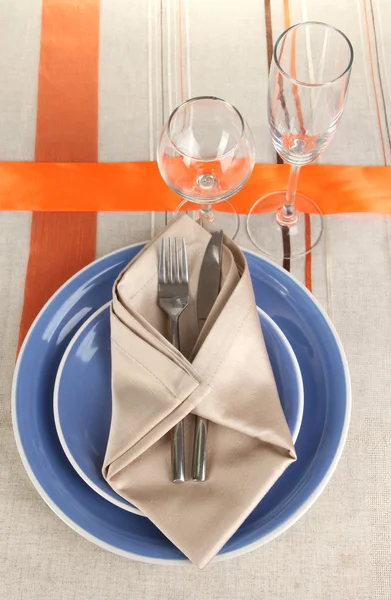 Table setting festive table — Stock Photo, Image