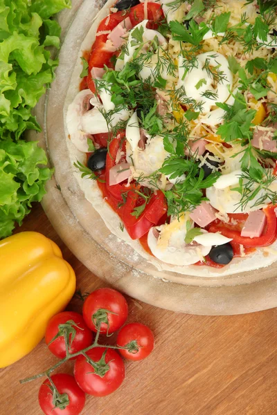 Process of making pizza — Stock Photo, Image