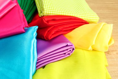 yığın bez kumaş ahşap tablo