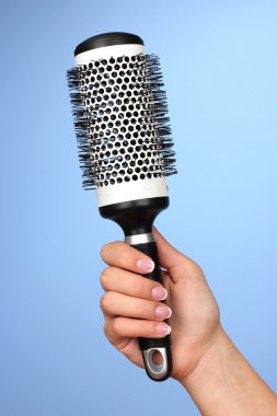 el renk arka plan üzerinde siyah tarak