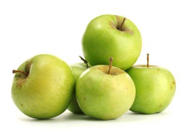 beyaz izole tatlı elma