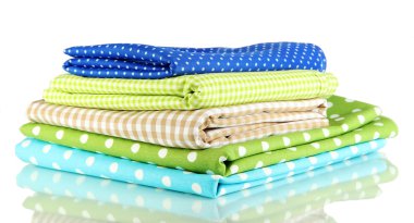 renk tasarlamak kumaşlar üzerine beyaz izole