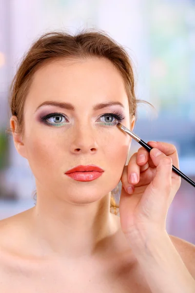 Make up backstage — Stock Photo, Image